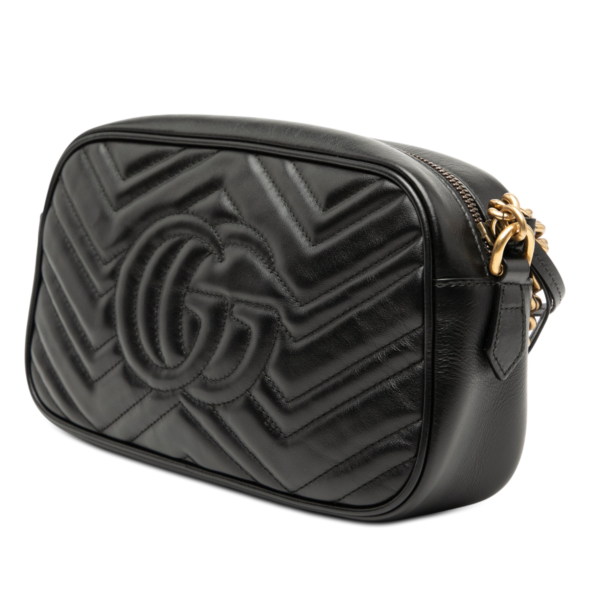 Small GG Marmont Matelasse Calfskin Crossbody - Image 2