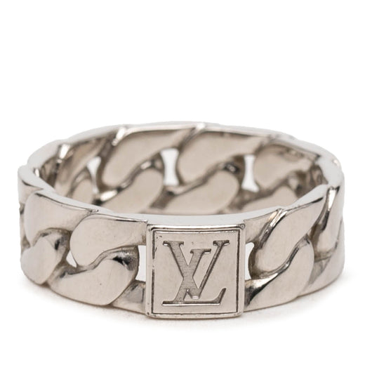 Brass Mosaic Chain Ring - Image 1