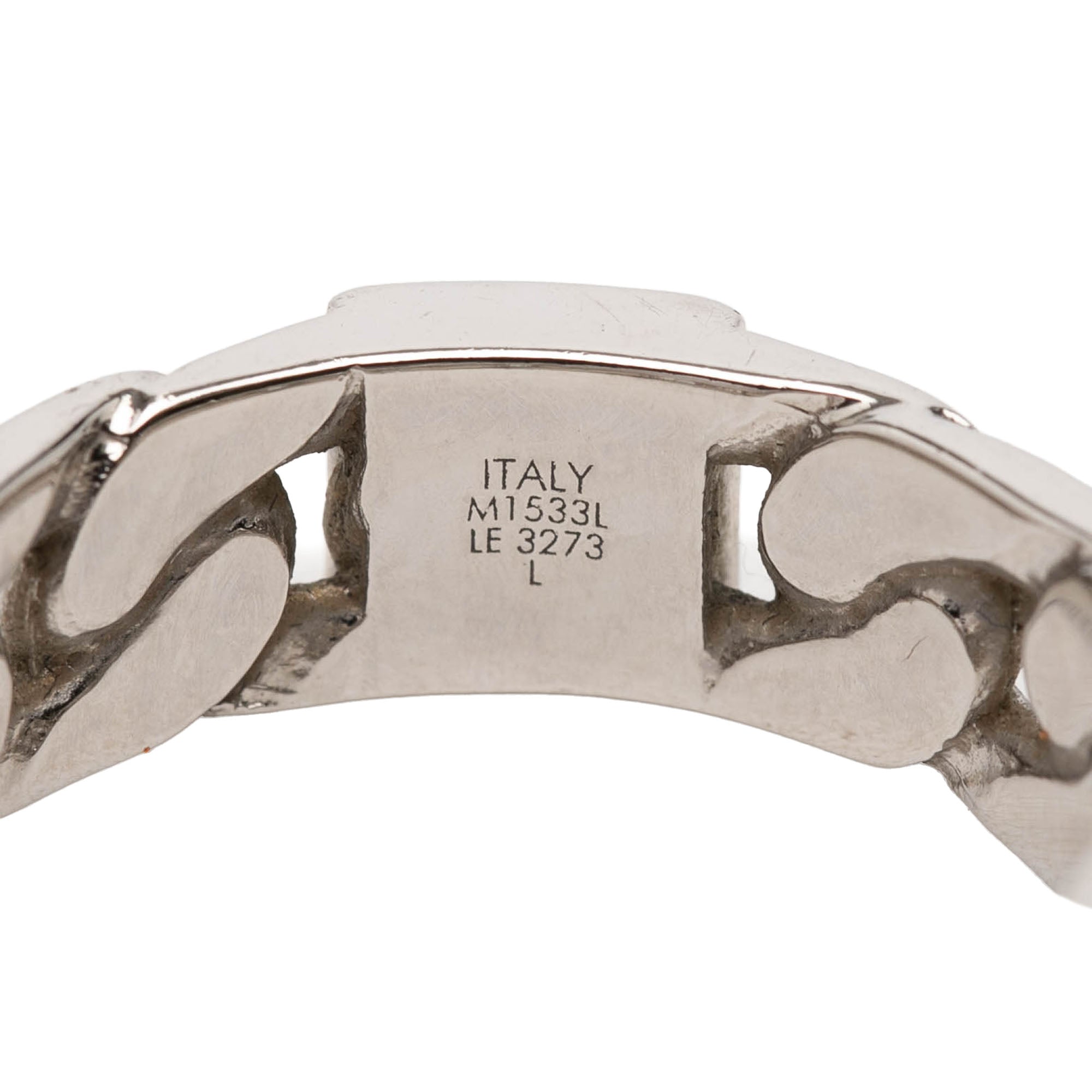 Brass Mosaic Chain Ring - Image 4