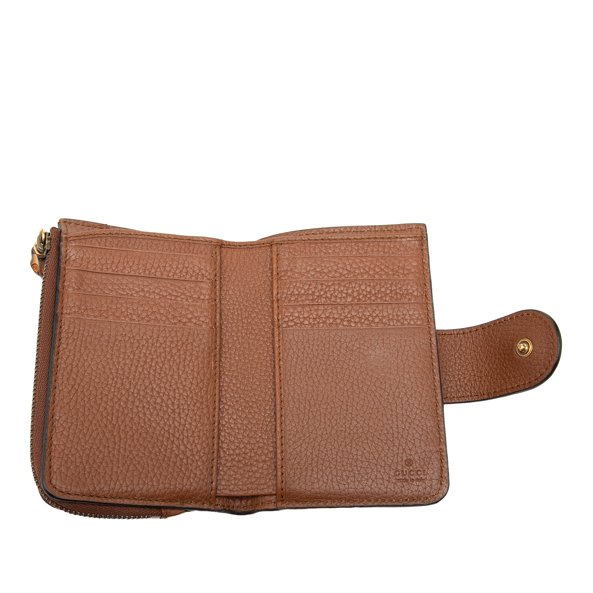 GG Marmont Calfskin Bamboo Bifold Wallet - Image 4