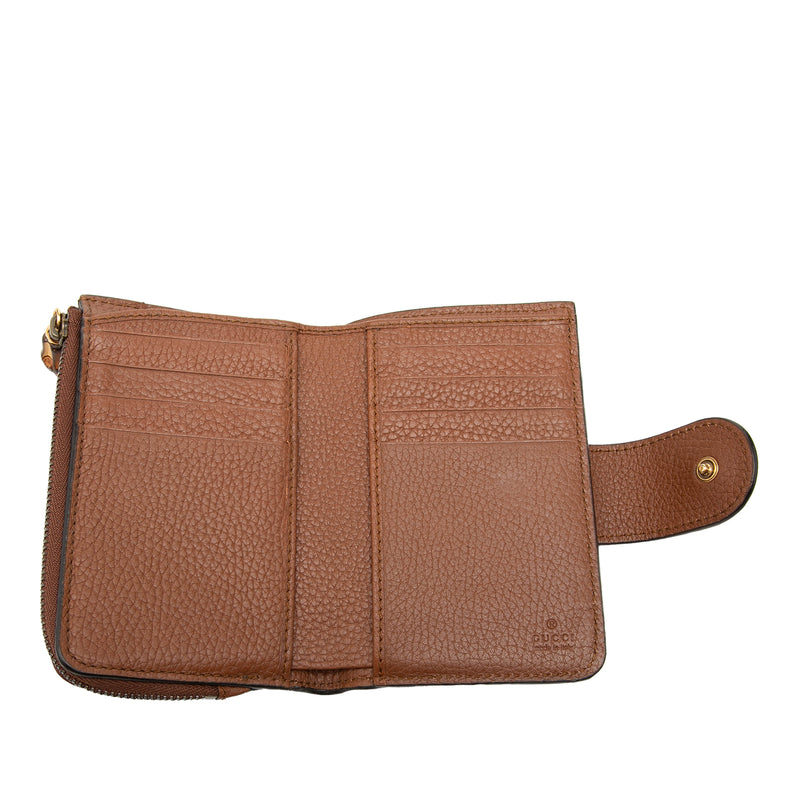 GG Marmont Calfskin Bamboo Bifold Wallet - Image 4