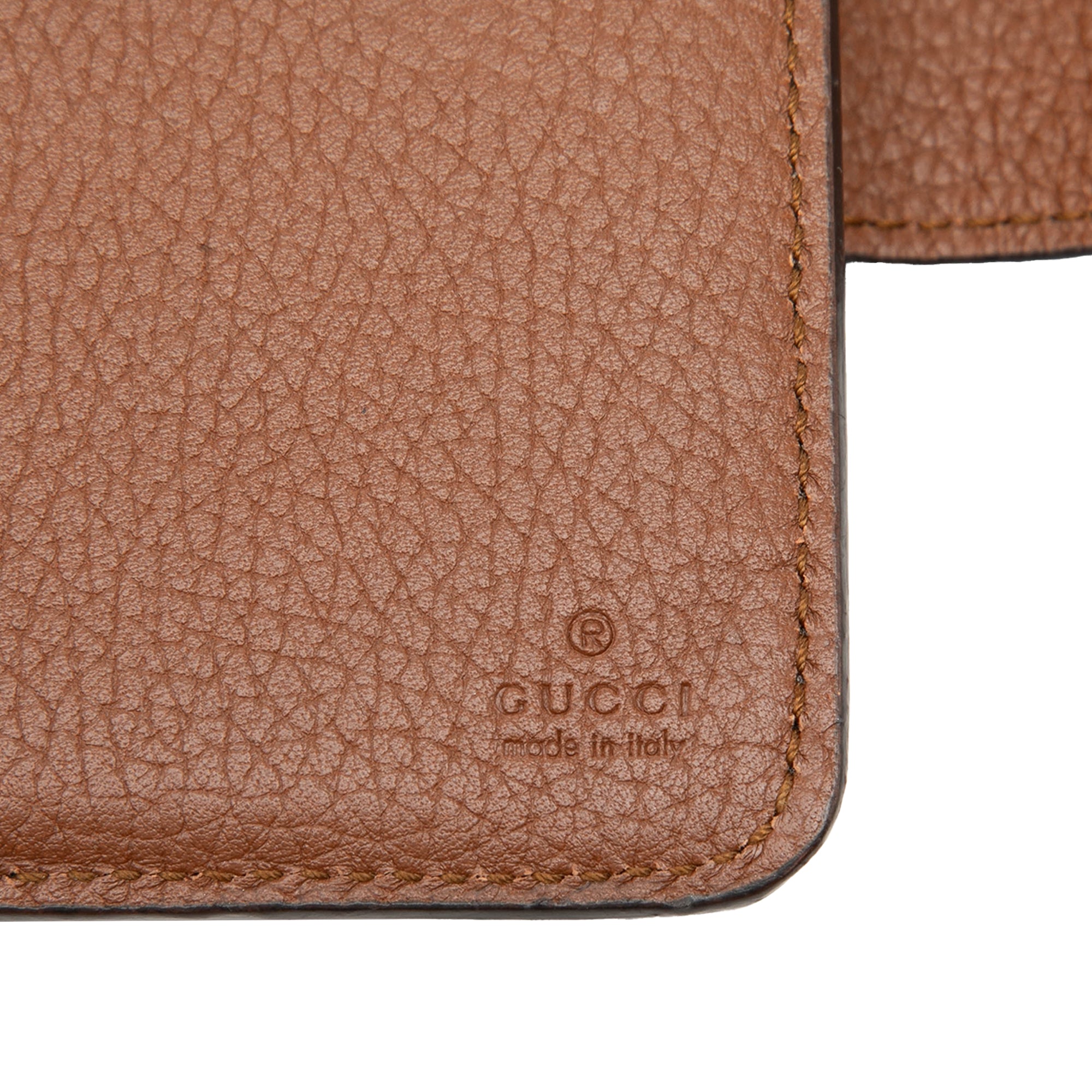 GG Marmont Calfskin Bamboo Bifold Wallet - Image 7