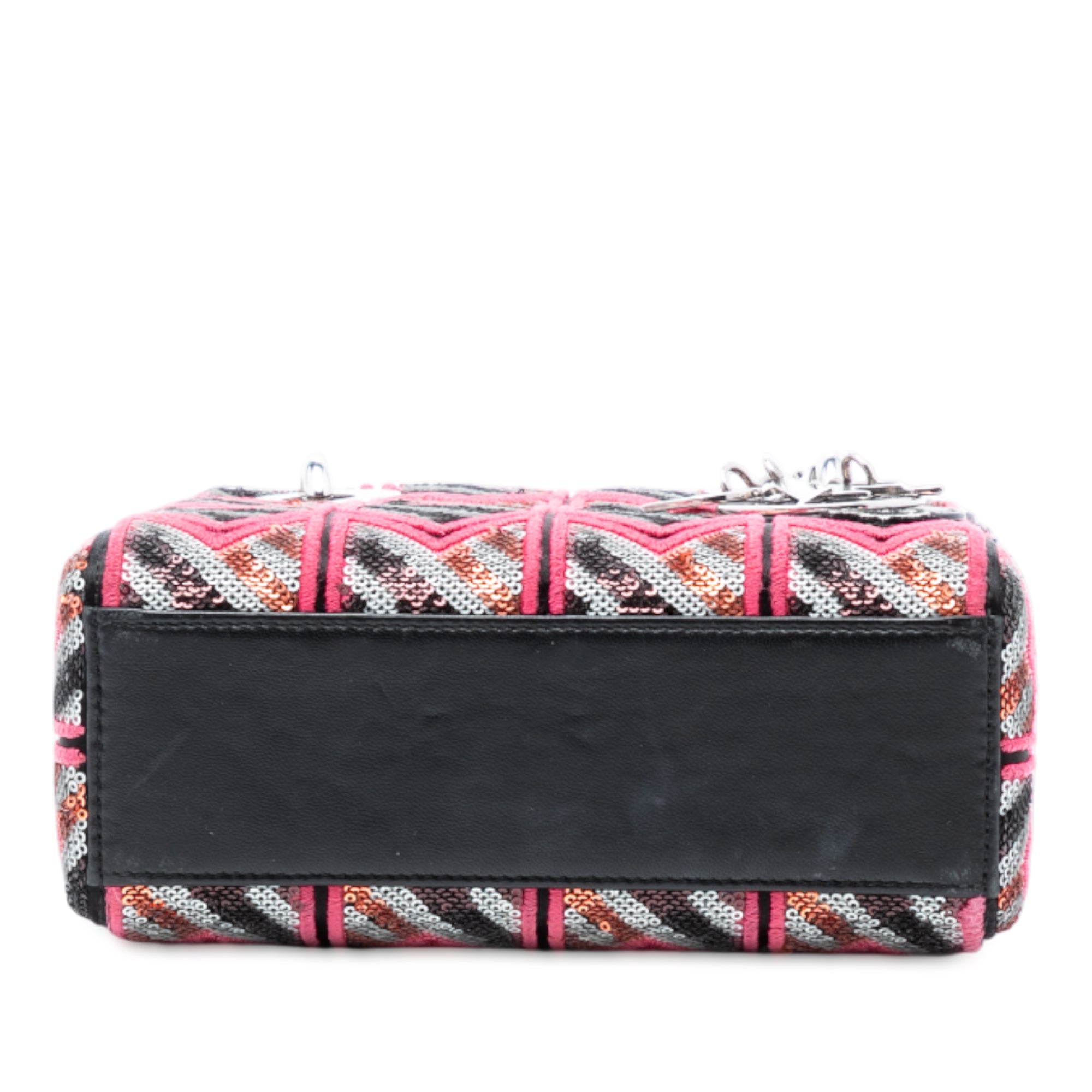 Mini Patent Sequined Lady Dior - Image 3