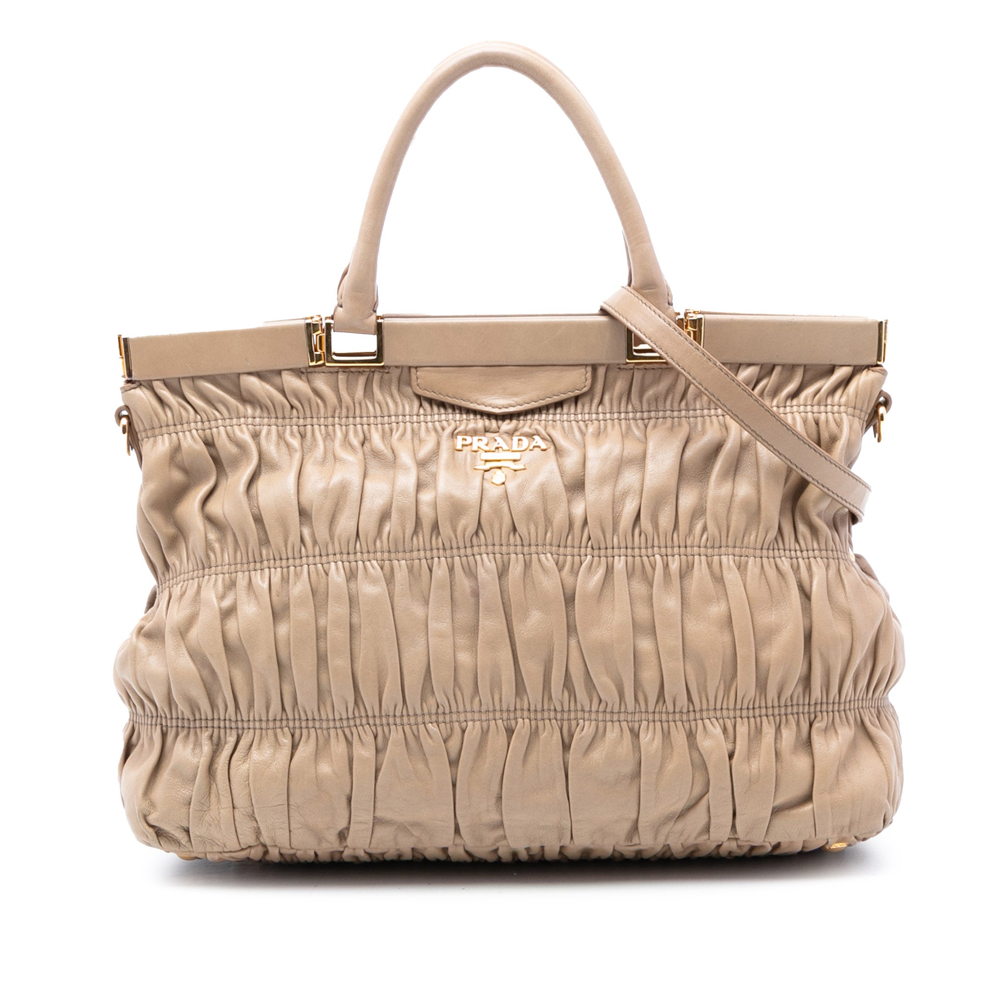 Nappa Gaufre Satchel - Image 1