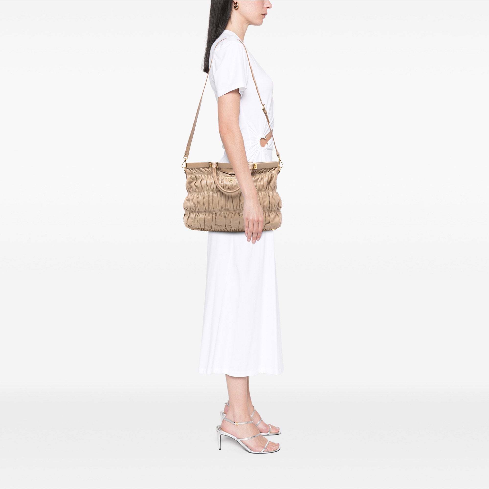 Nappa Gaufre Satchel - Image 7