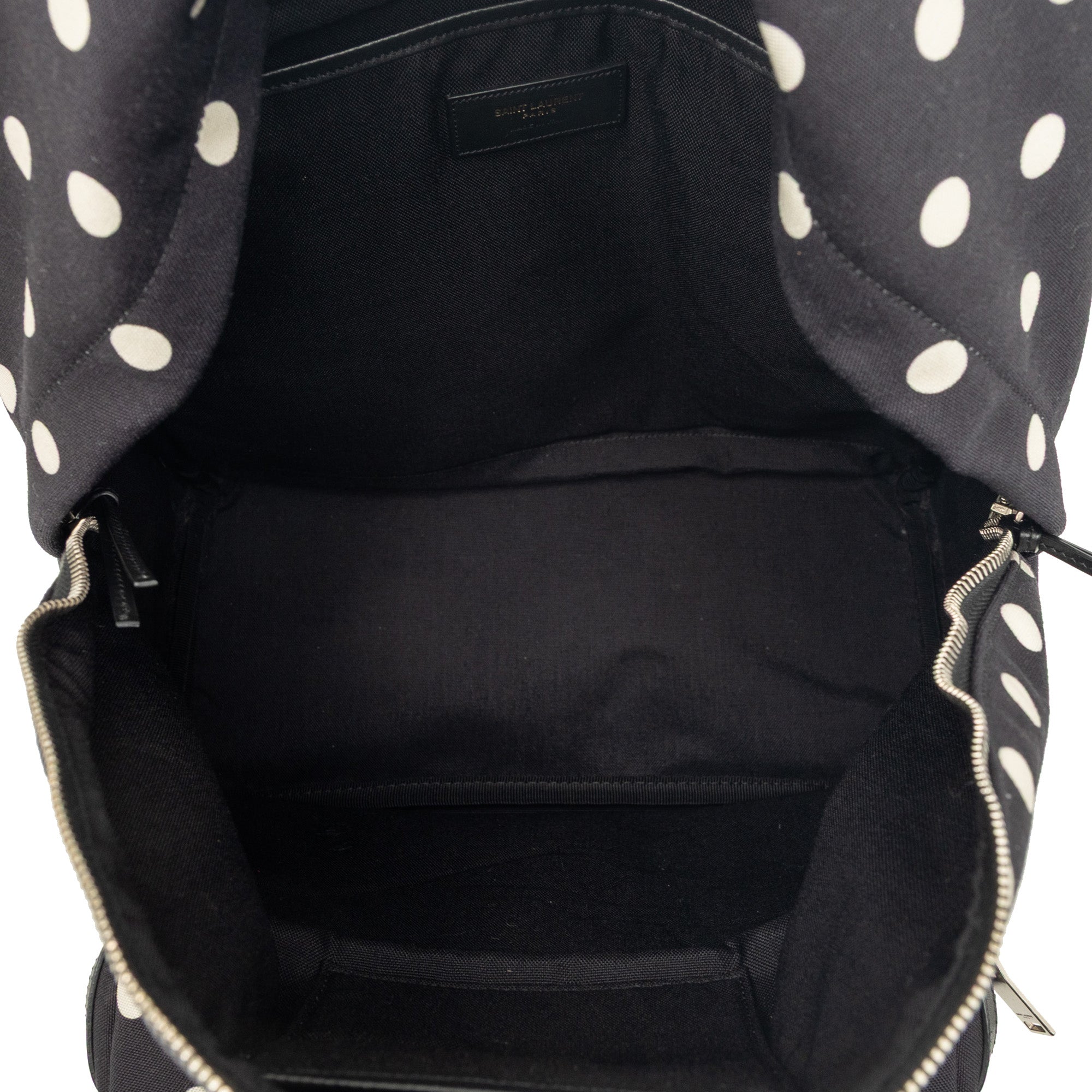 Canvas Polka Dot City Backpack - Image 4