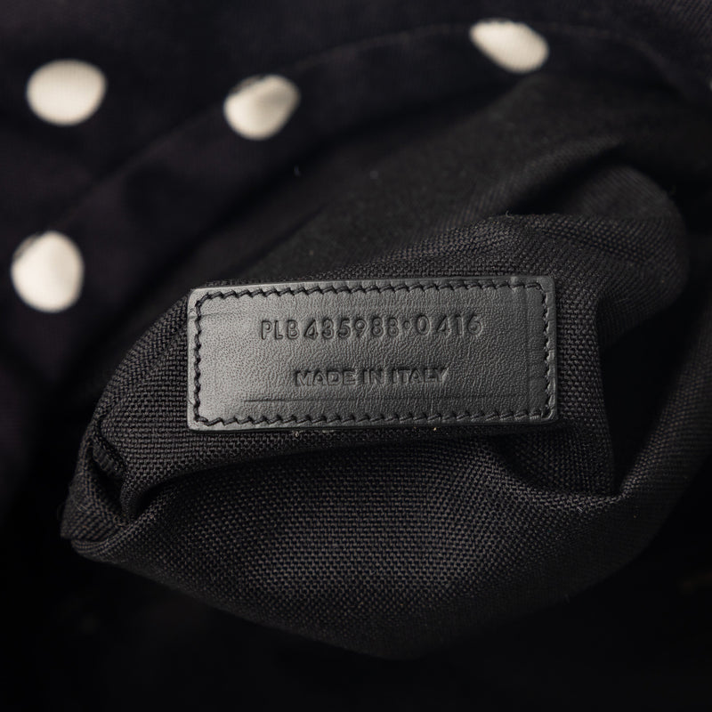 Canvas Polka Dot City Backpack - Image 6