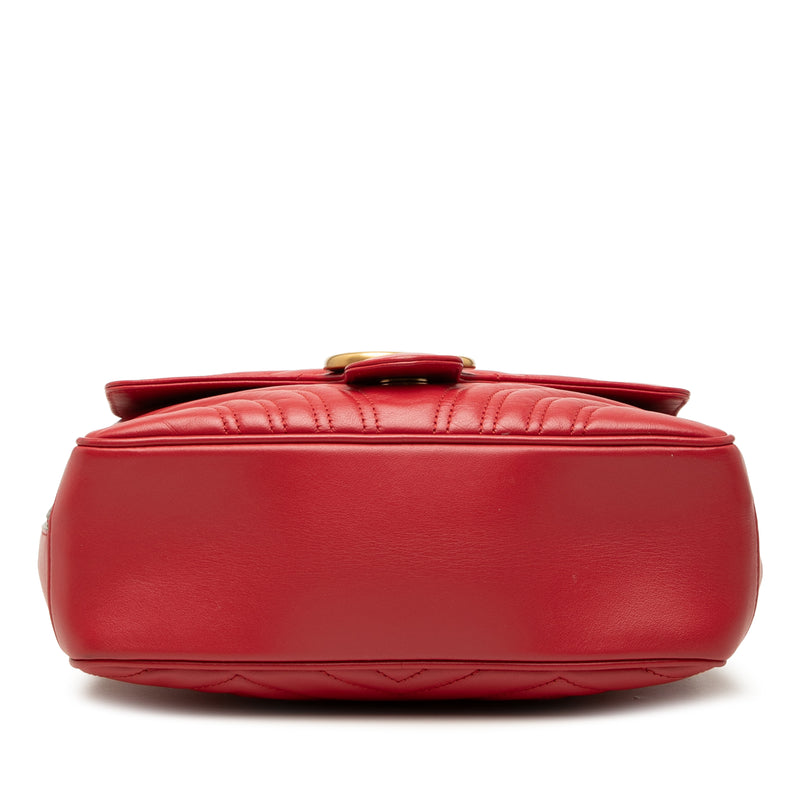 Small GG Marmont Matelasse Leather Top Handle Satchel - Image 3