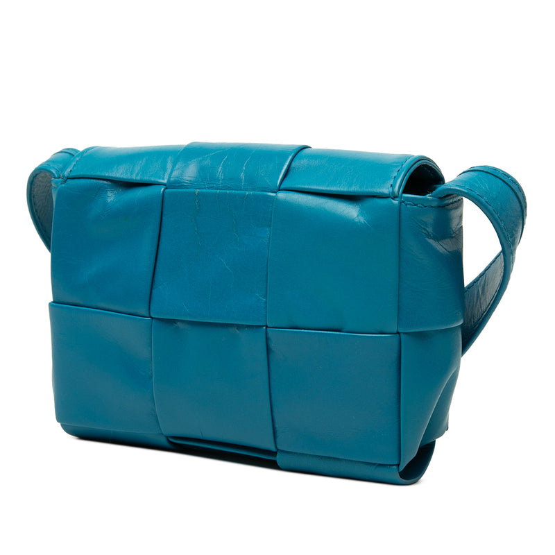 Candy Paper Calfskin Intrecciato Cassette Crossbody - Image 2