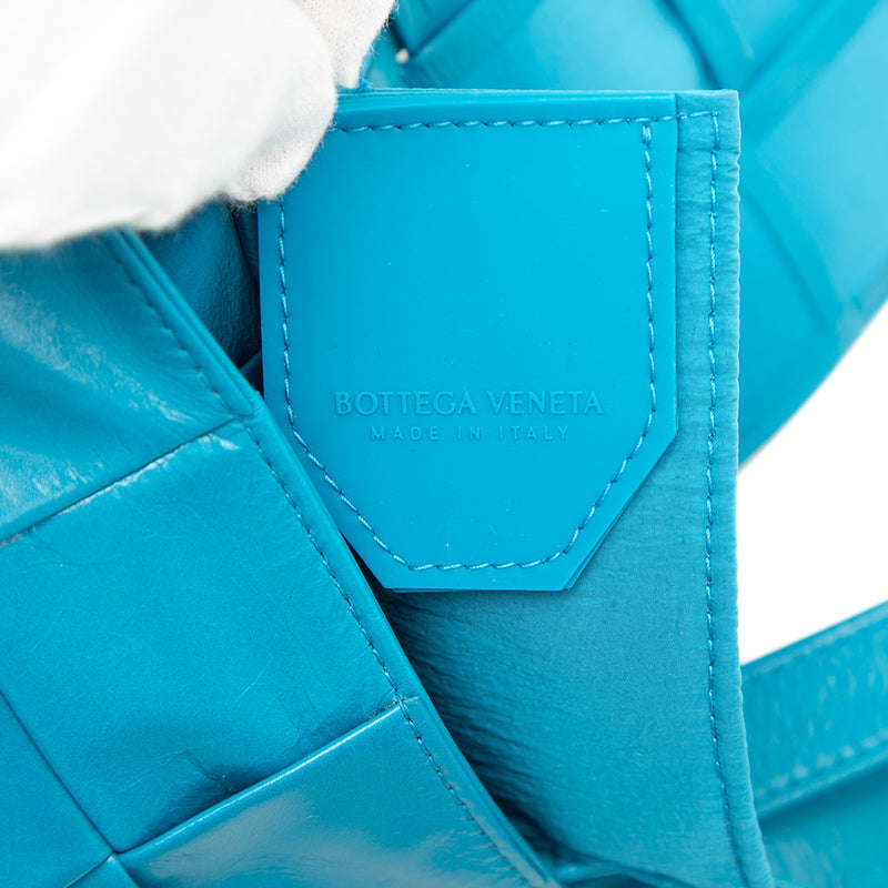 Candy Paper Calfskin Intrecciato Cassette Crossbody - Image 5