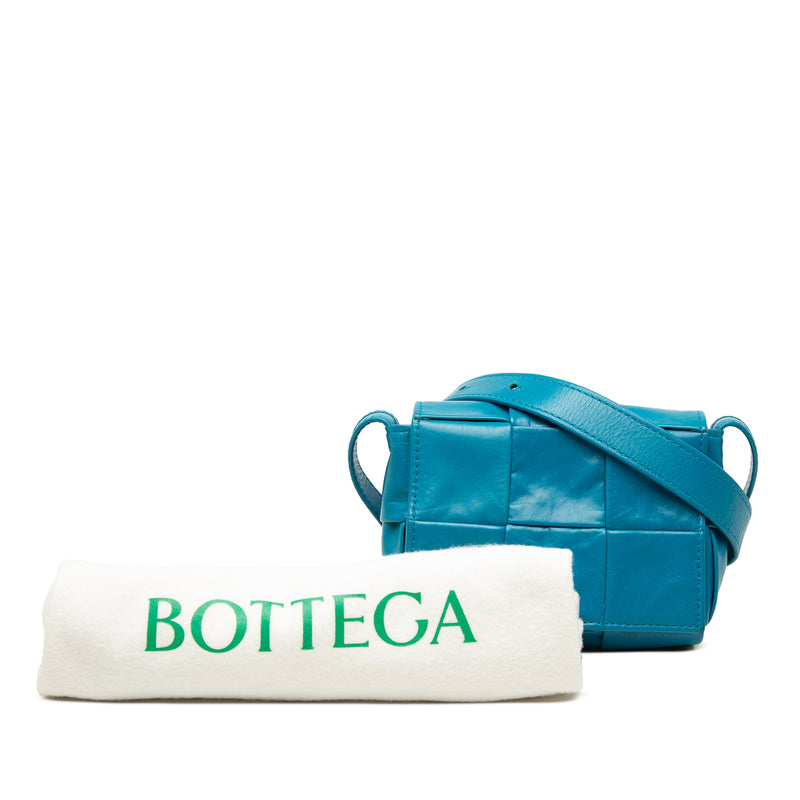 Candy Paper Calfskin Intrecciato Cassette Crossbody - Image 7