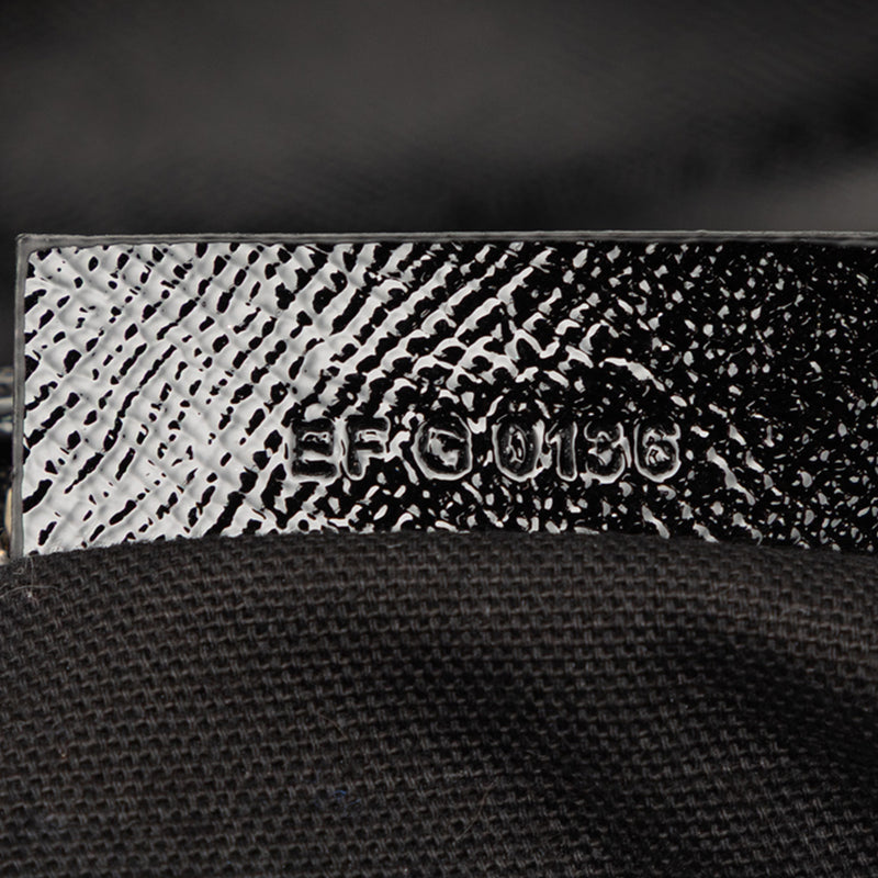Medium Textured Patent Pandora Satchel - Image 6