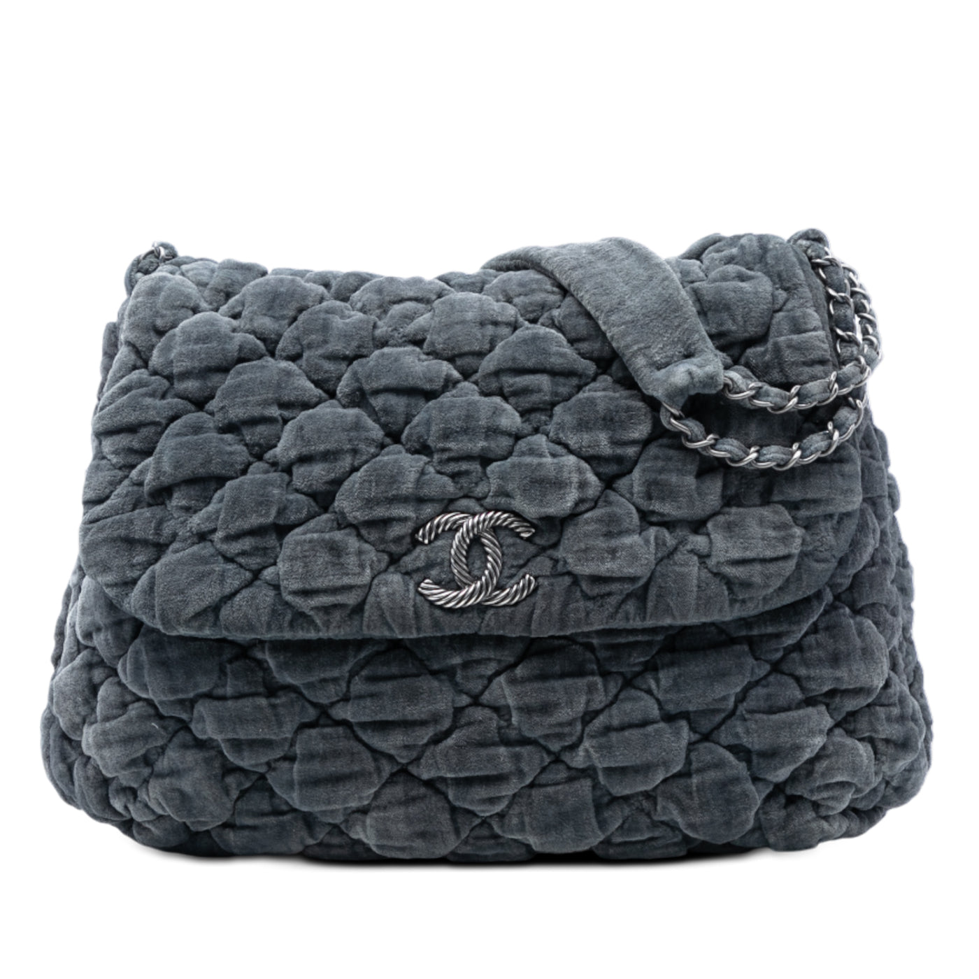 Paris Moscou Bubble Quilted Velvet Flap - Image 1