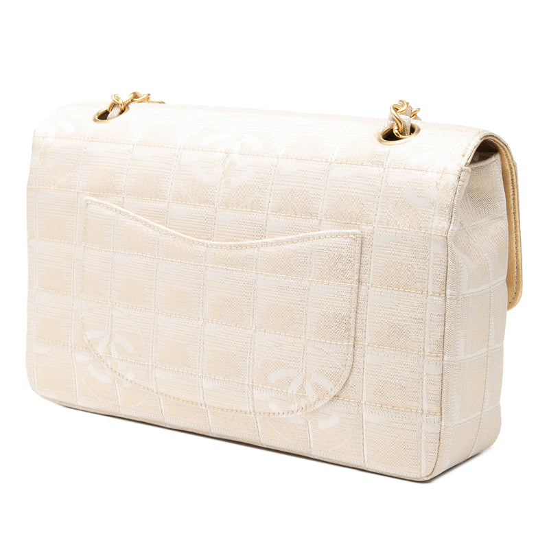 New Travel Line Medium Metallic Nylon Single Flap - Image 2