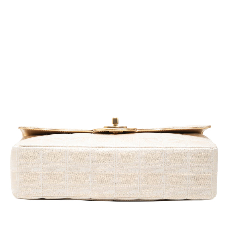 New Travel Line Medium Metallic Nylon Single Flap - Image 3