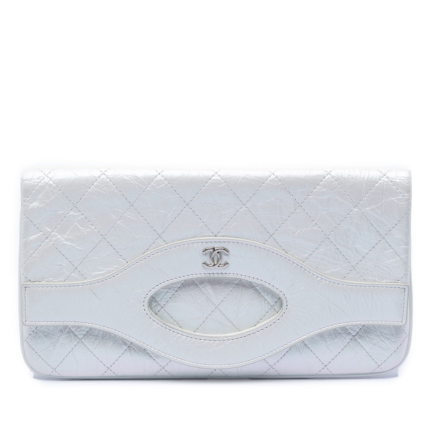 Iridescent Aged Calfskin 31 Clutch - Image 1