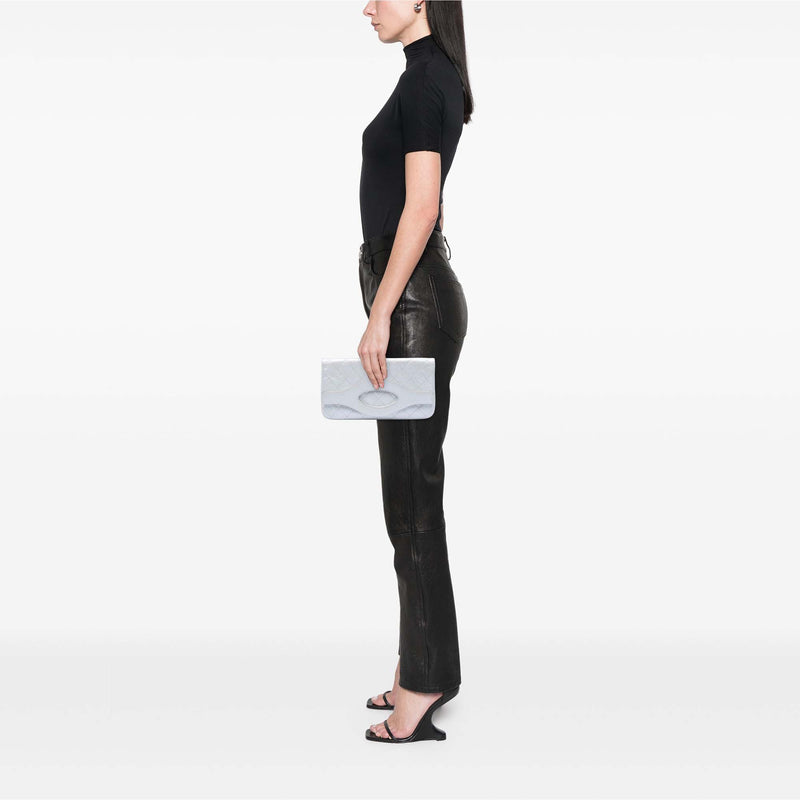 Iridescent Aged Calfskin 31 Clutch - Image 7