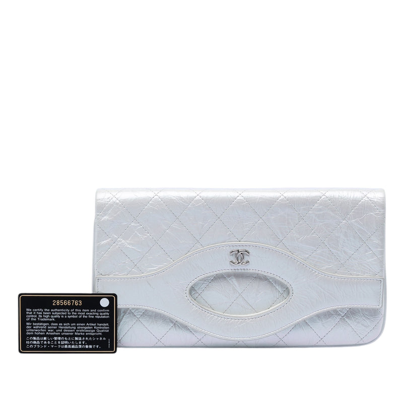 Iridescent Aged Calfskin 31 Clutch - Image 8