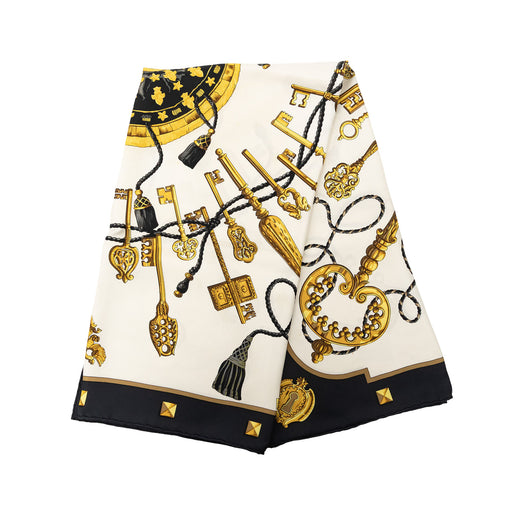 Les Cles Silk Scarf 90 - Image 1