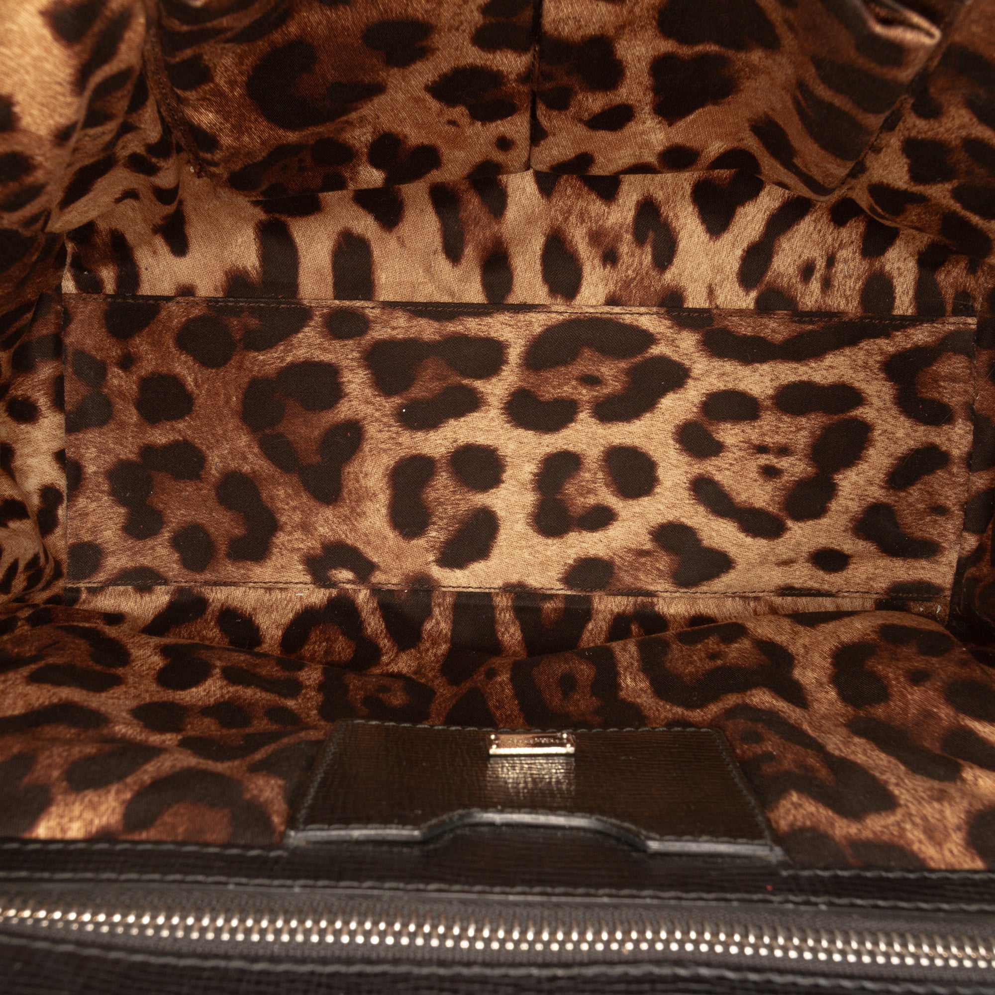Large Textured Calfskin Miss Monica Top Handle Bag - Image 4