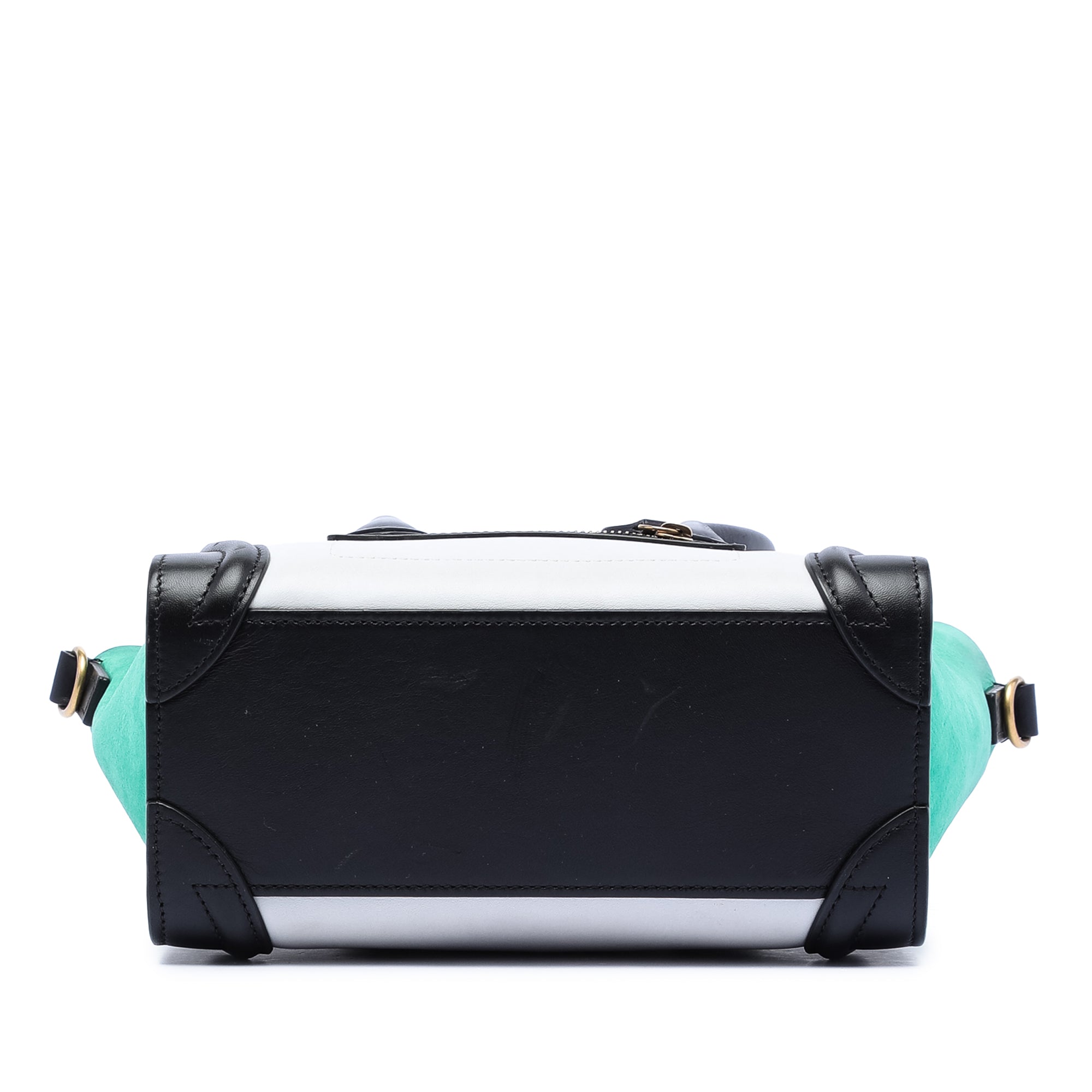 Nano Tricolor Leather Luggage Tote - Image 3