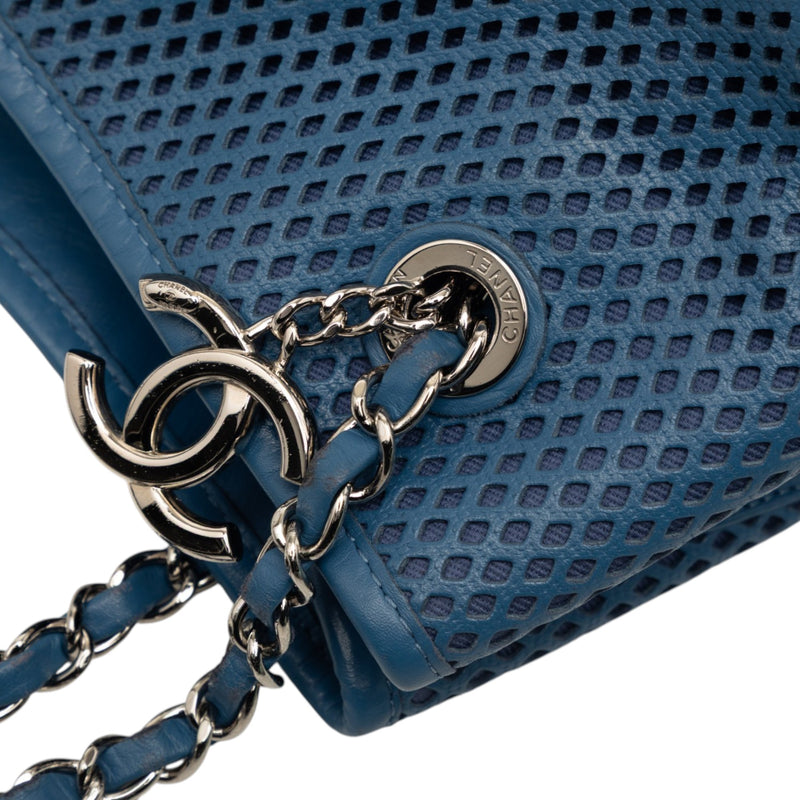 Perforated Calfskin Up In The Air North South Tote - Image 7