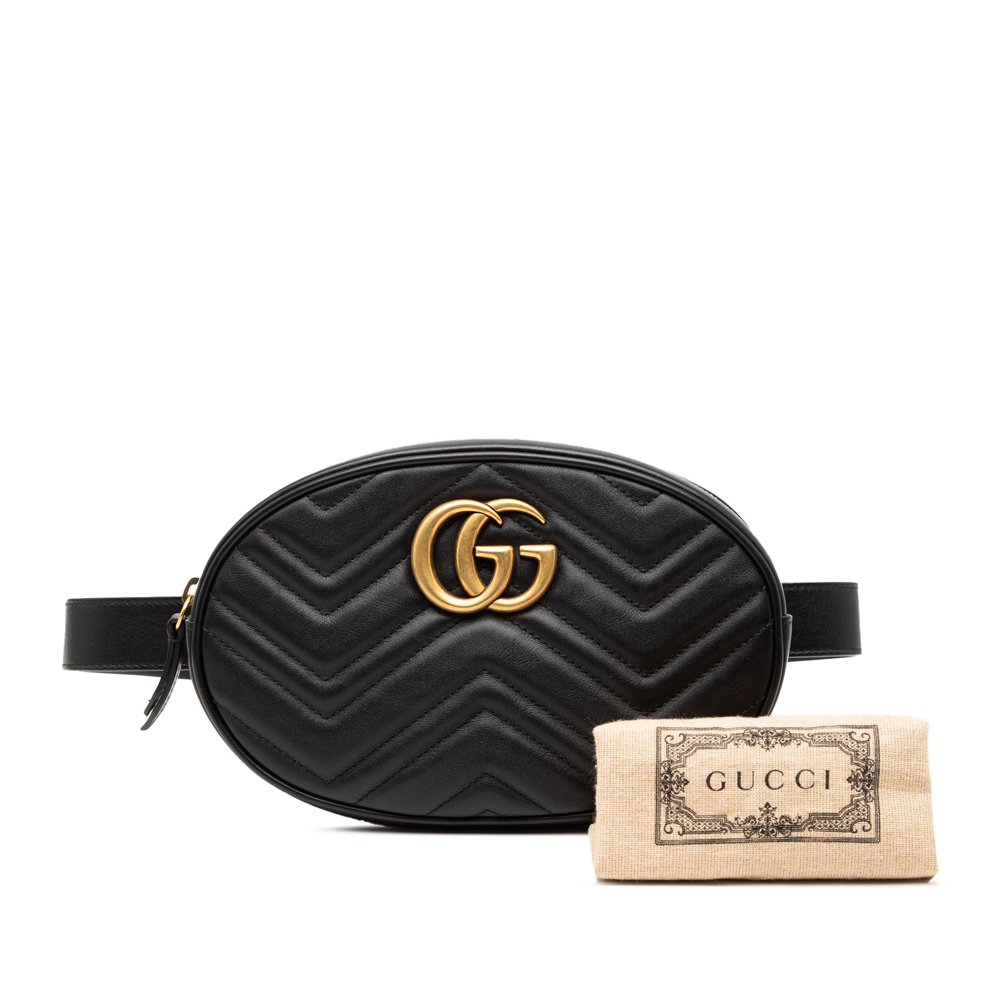 GG Marmont Matelasse Leather Belt Bag - Image 9