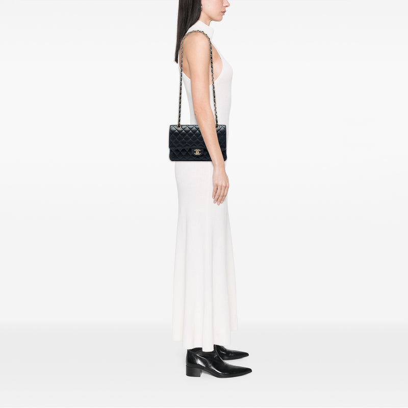 Medium Classic Caviar Double Flap - Image 5
