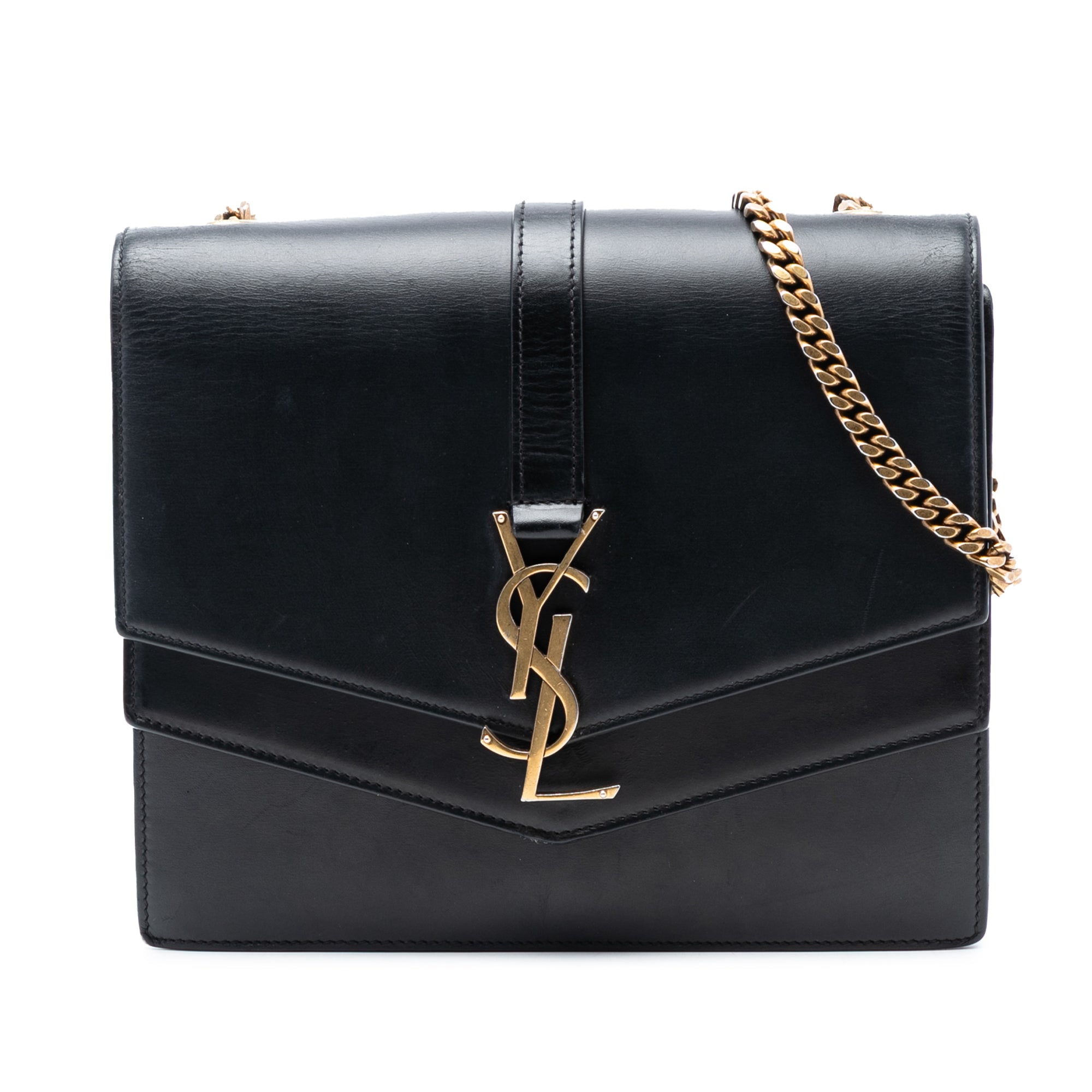 Medium Leather Monogram Sulpice Crossbody - Image 1