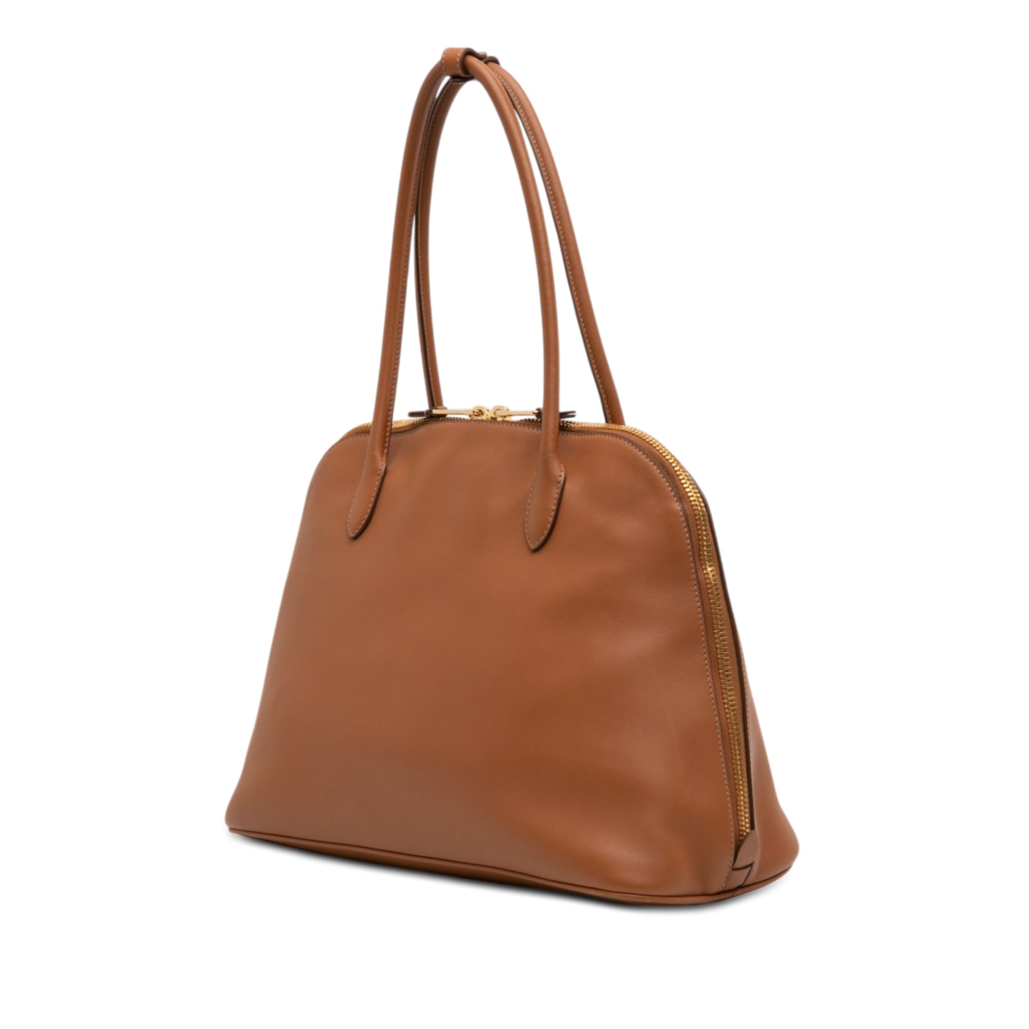 Softy Calfskin Embossed Logo Shoulder Bag - Image 2