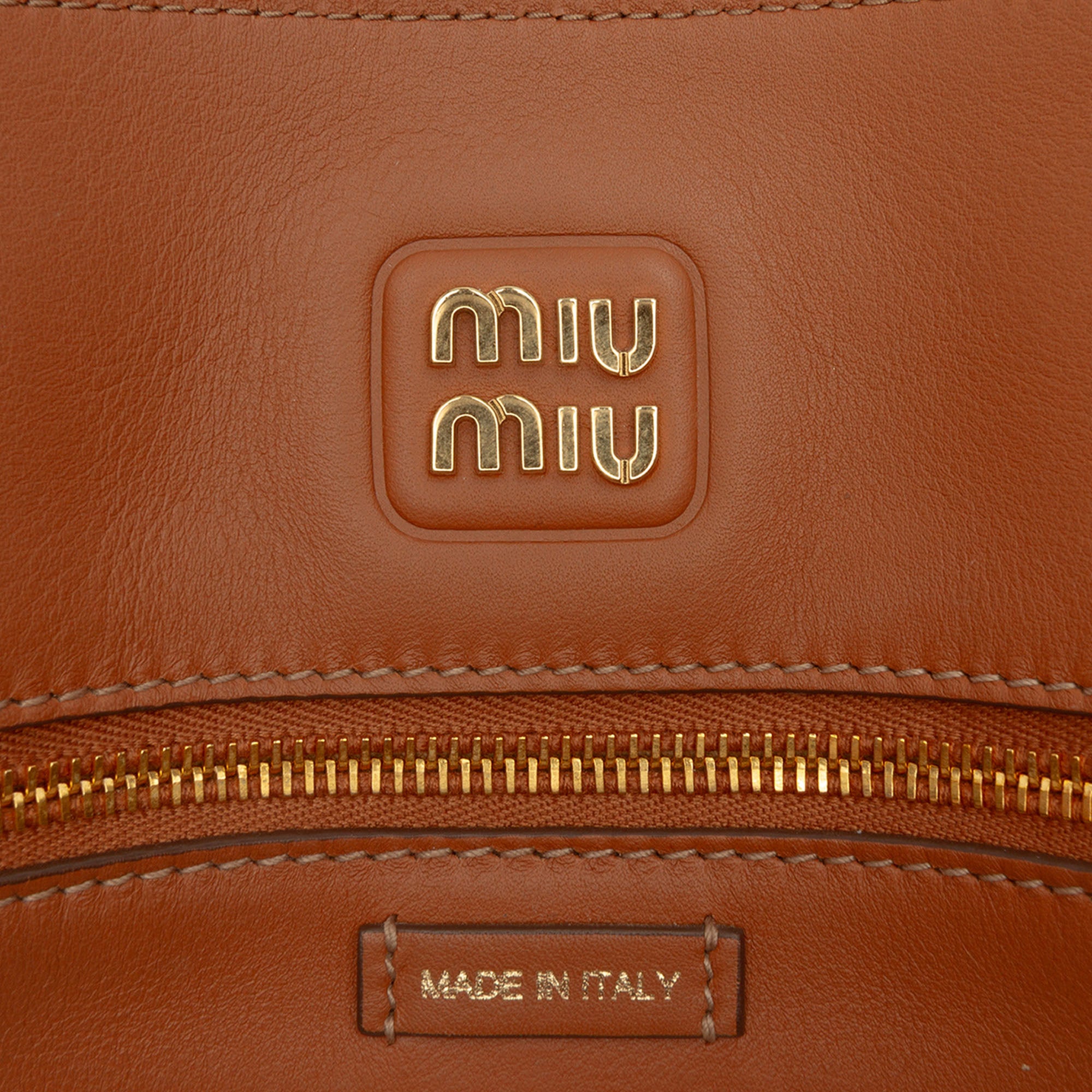 Softy Calfskin Embossed Logo Shoulder Bag - Image 5