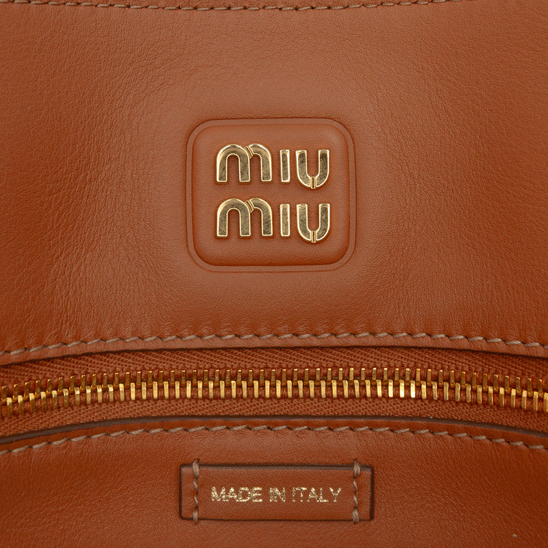 Softy Calfskin Embossed Logo Shoulder Bag - Image 5
