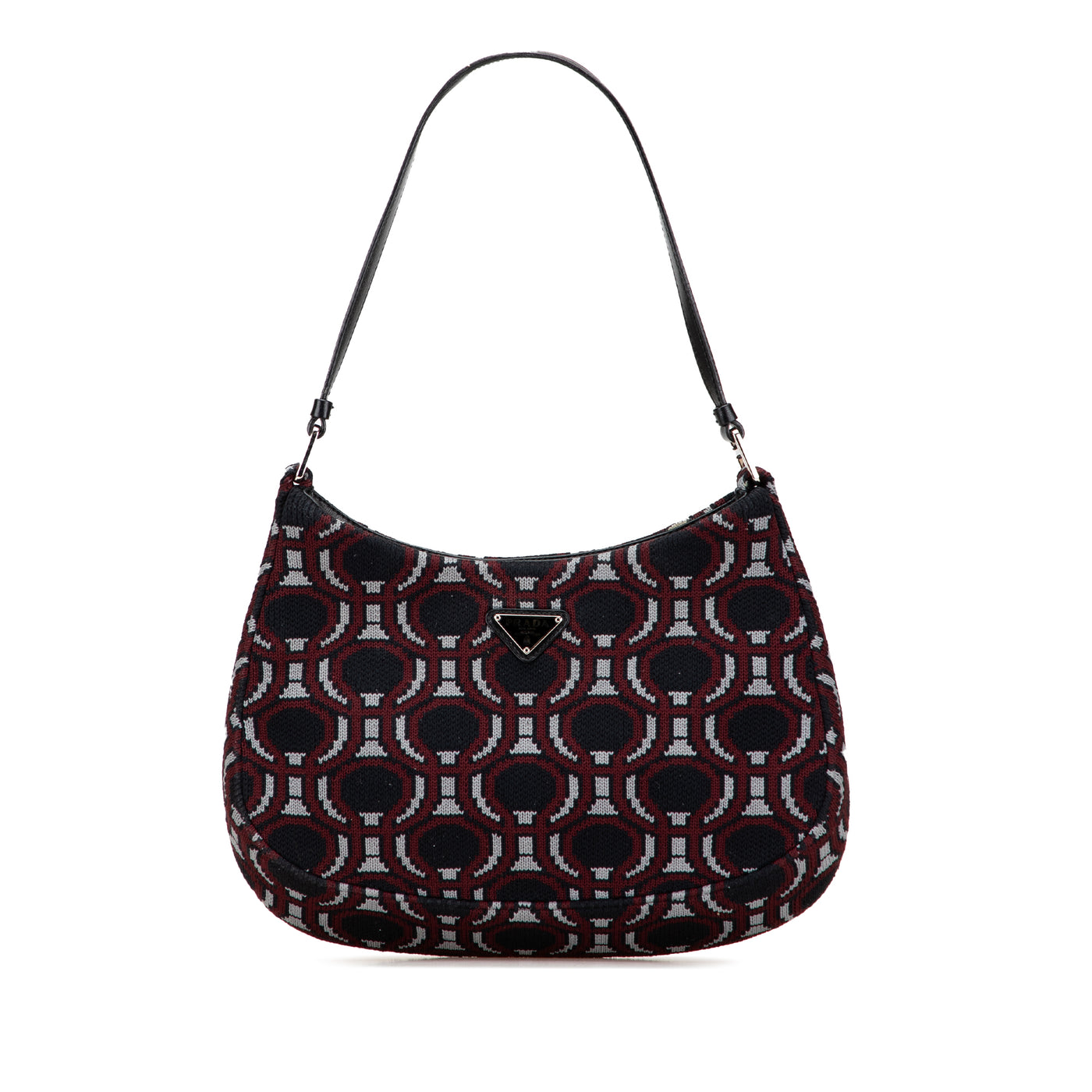 Jacquard Knit Cleo Shoulder Bag - Image 1
