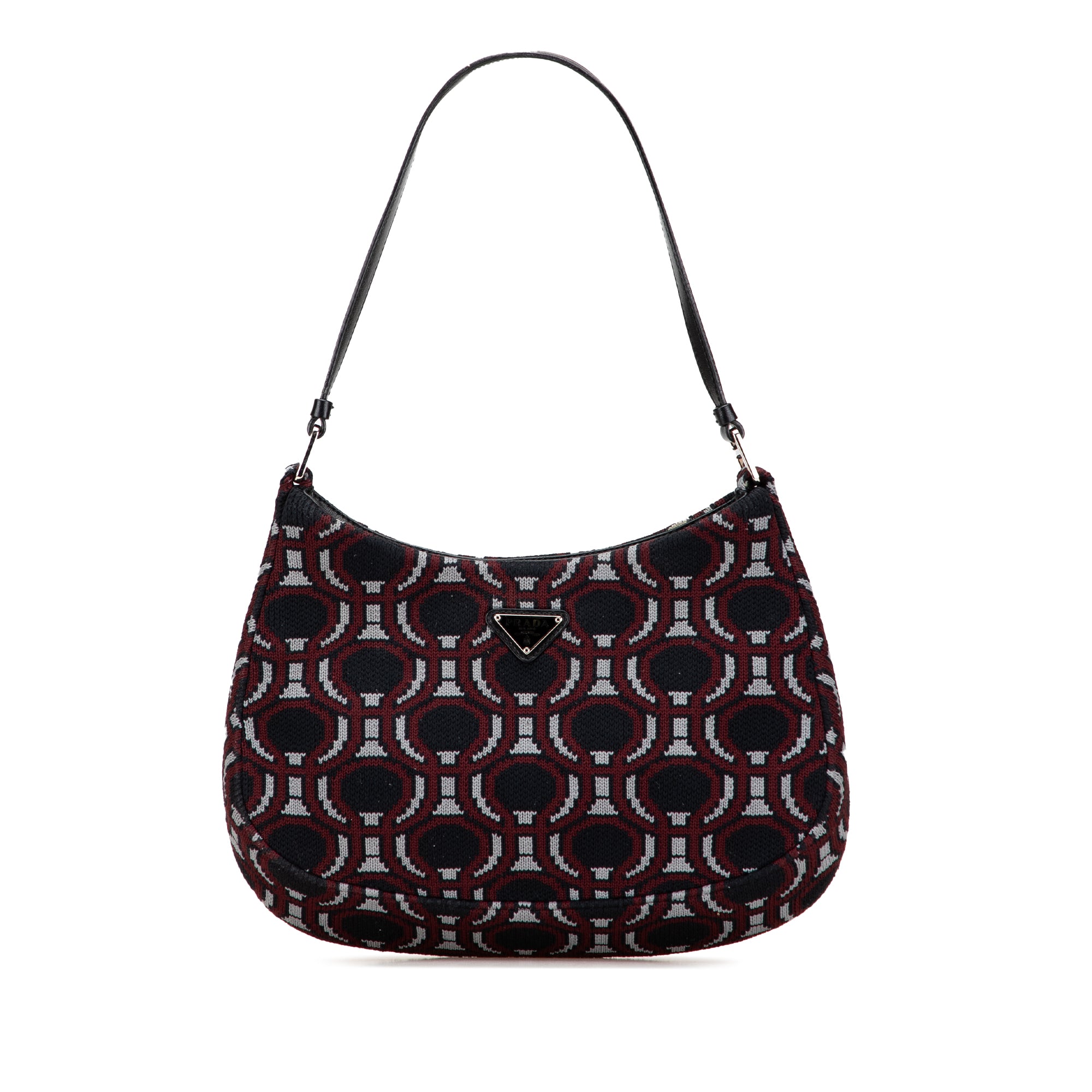 Jacquard Knit Cleo Shoulder Bag - Image 1