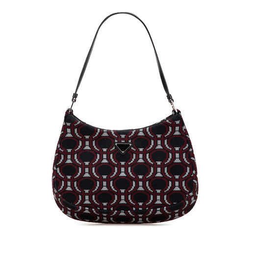 Jacquard Knit Cleo Shoulder Bag - Image 1