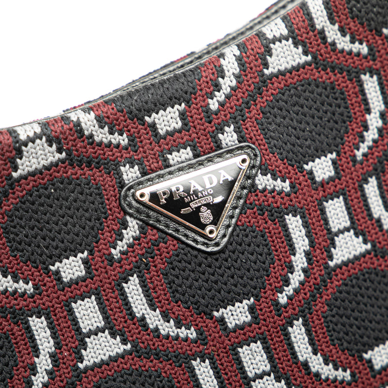 Jacquard Knit Cleo Shoulder Bag - Image 7