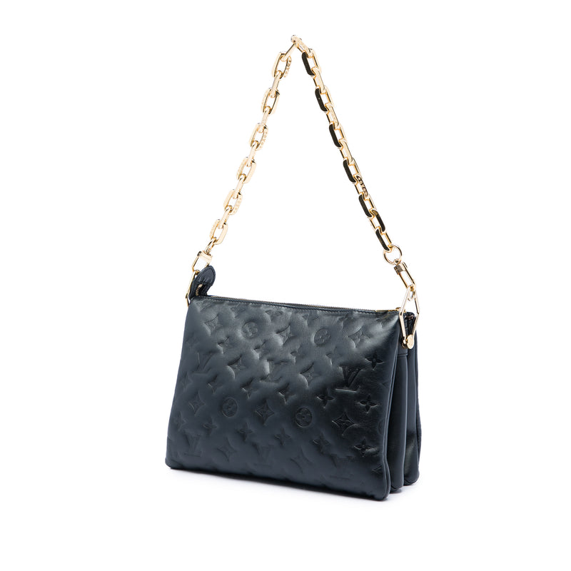 Monogram Embossed Puffy Lambskin Coussin PM - Image 2