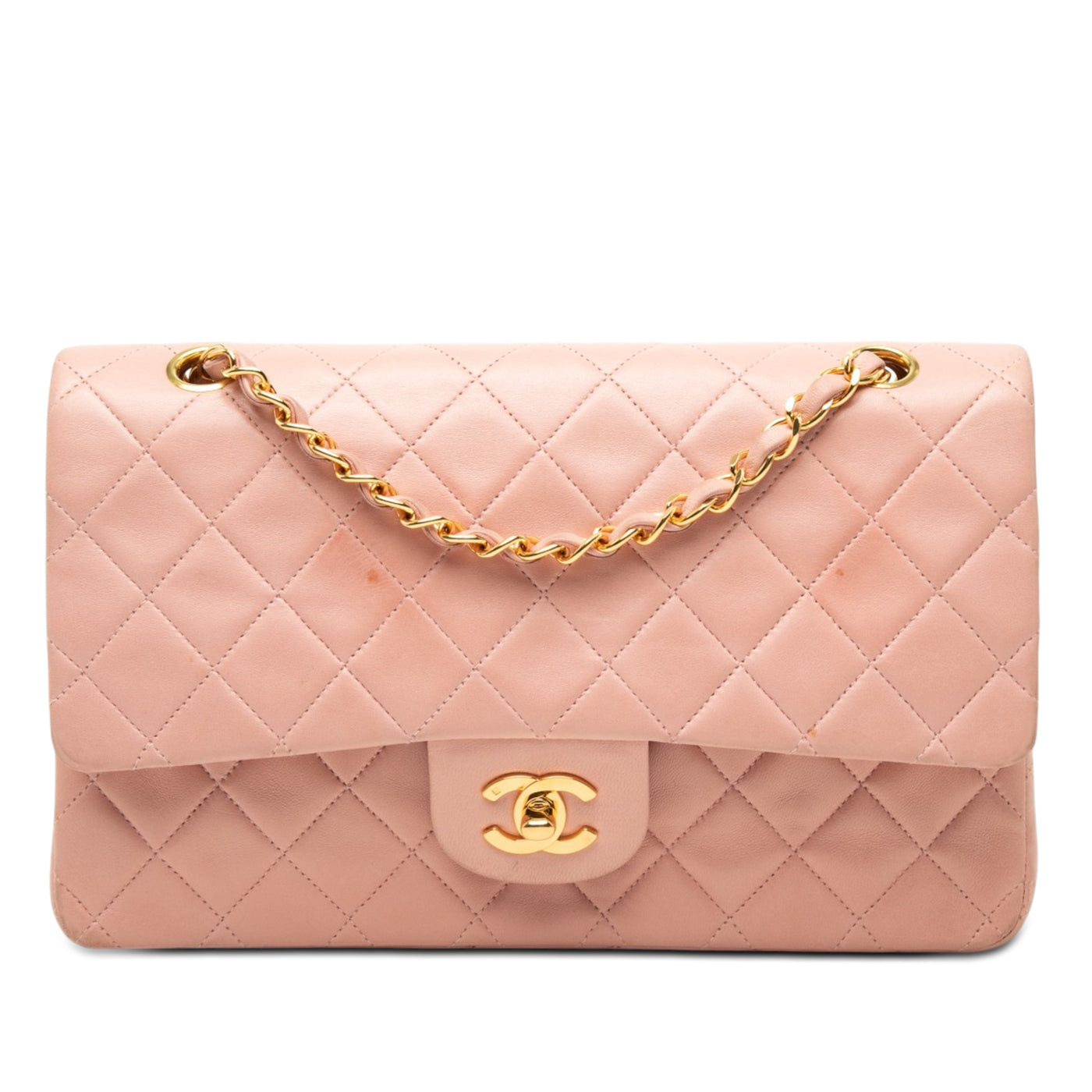 Medium Classic Lambskin Double Flap - Image 1