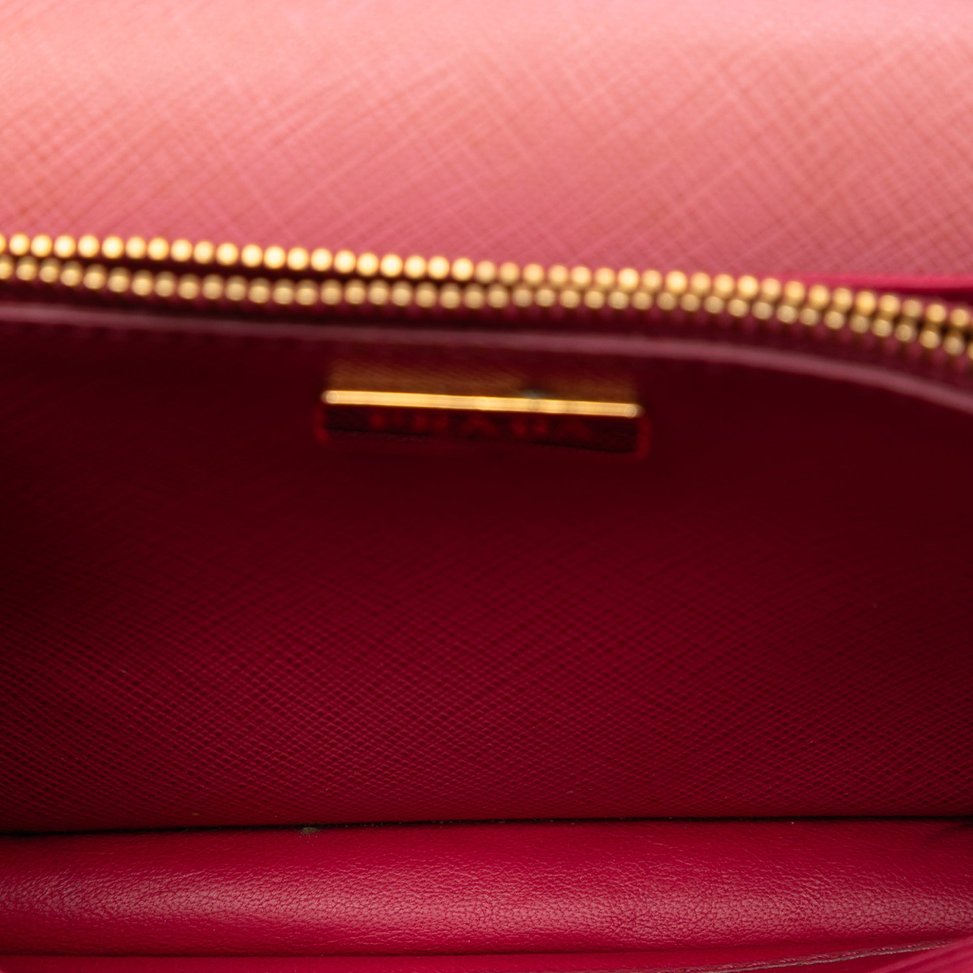 Bicolor Saffiano Lux Wallet On Strap - Image 4