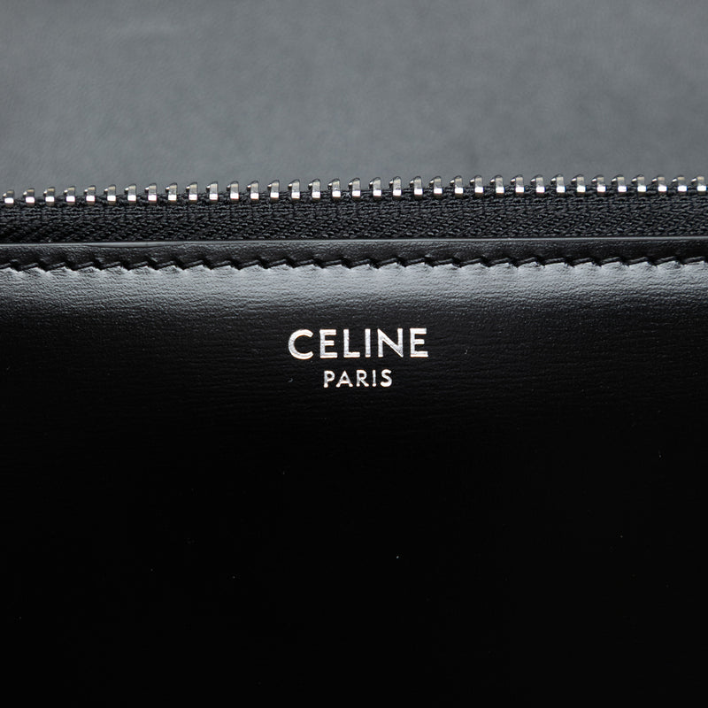 Small Shiny Calfskin Triomphe Cartable Satchel - Image 5