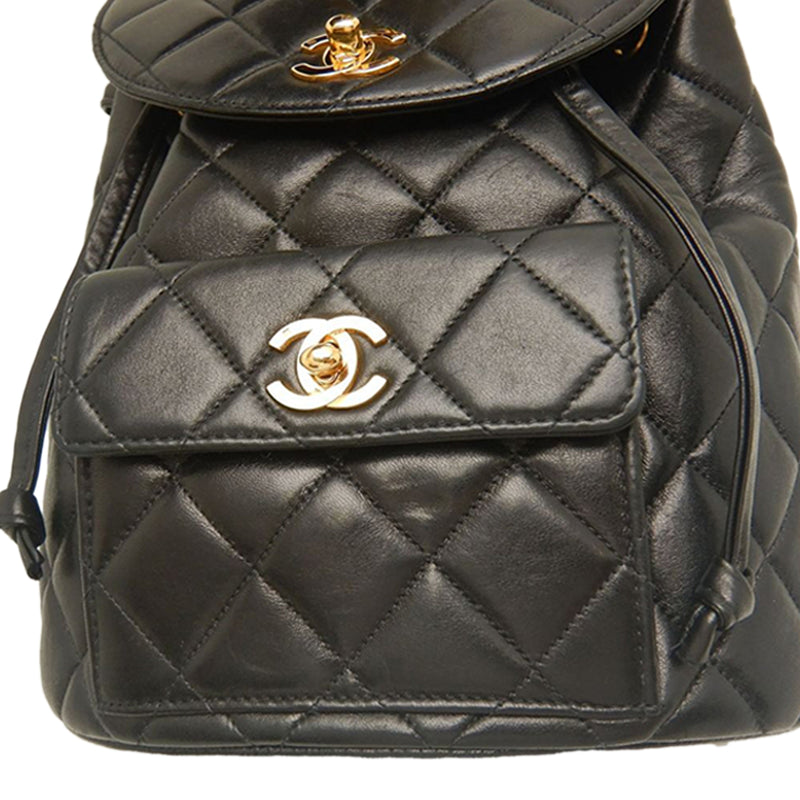 Medium Quilted Lambskin Duma Backpack - Image 11