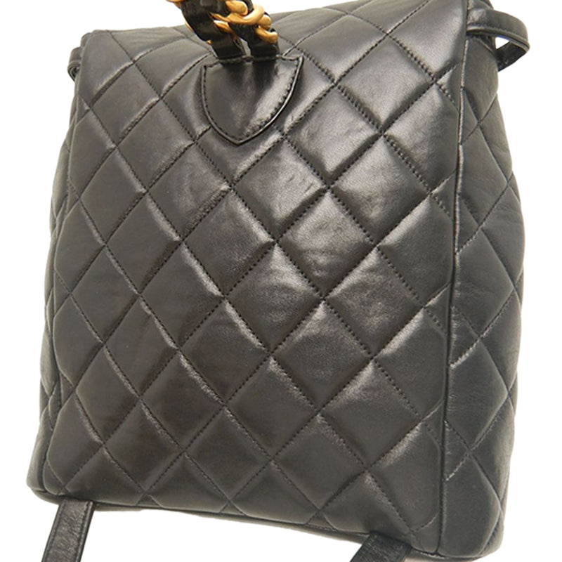 Medium Quilted Lambskin Duma Backpack - Image 12