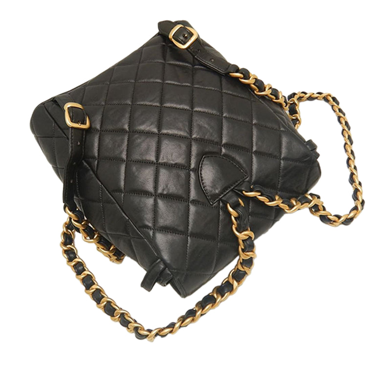 Medium Quilted Lambskin Duma Backpack - Image 14