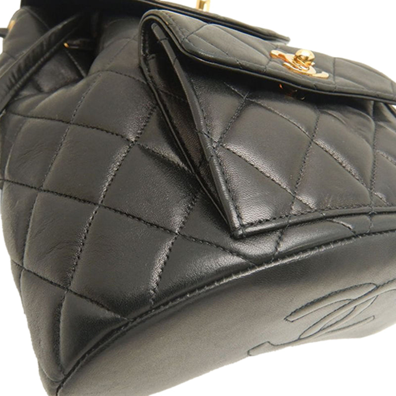 Medium Quilted Lambskin Duma Backpack - Image 17