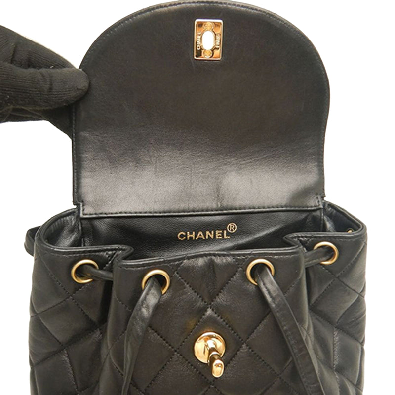 Medium Quilted Lambskin Duma Backpack - Image 19