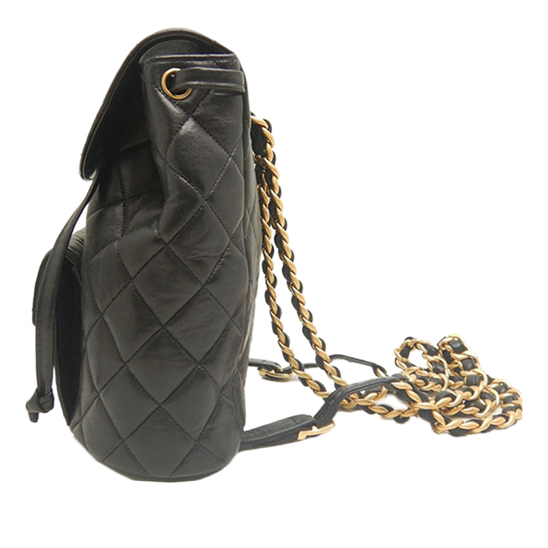Medium Quilted Lambskin Duma Backpack - Image 2