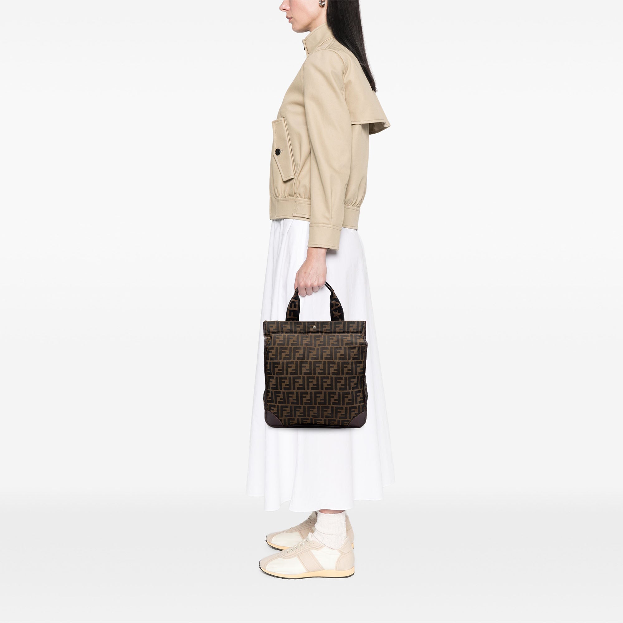 Zucca Canvas Shopping Tote - Image 6