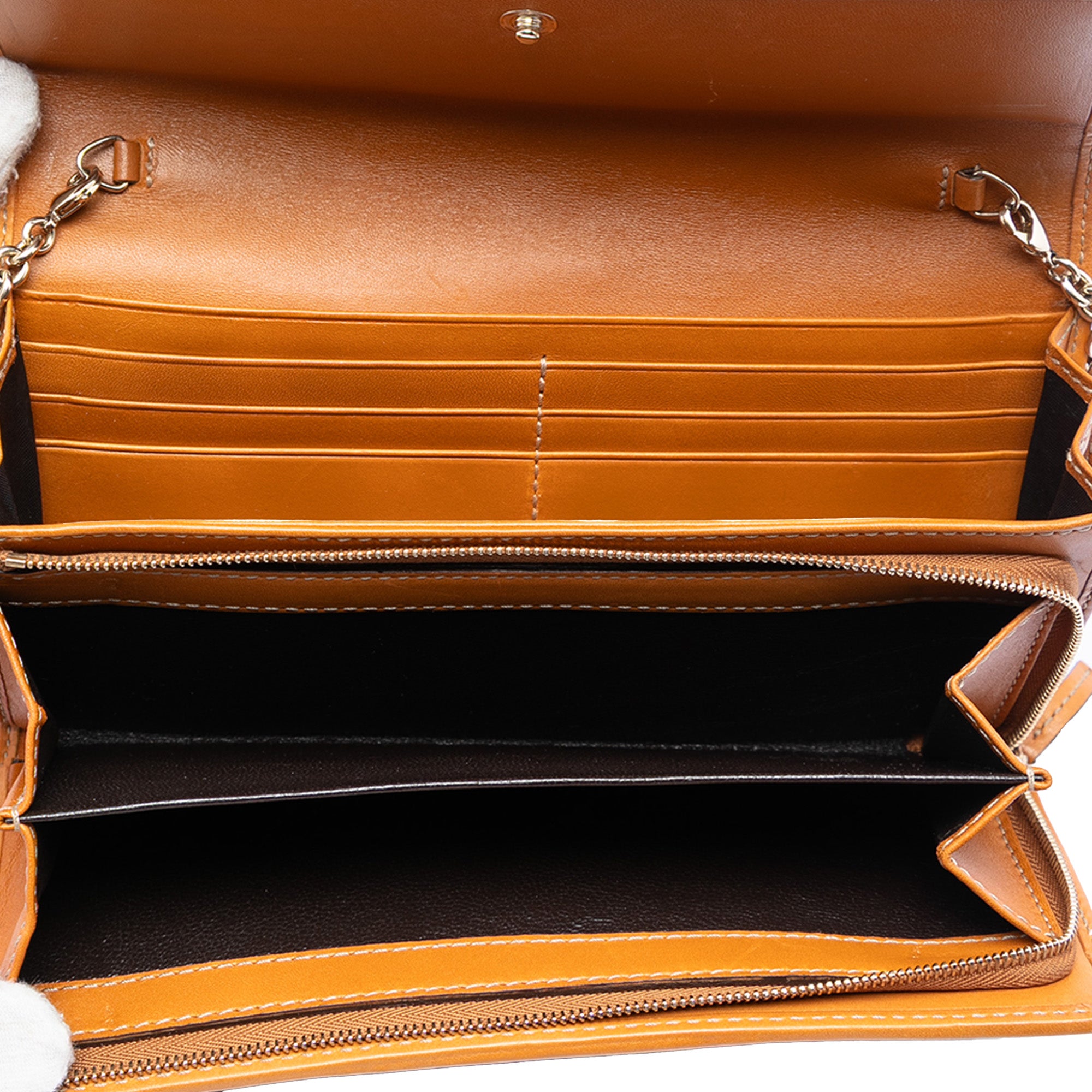 GG Canvas Web Horsebit Wallet on Chain - Image 4