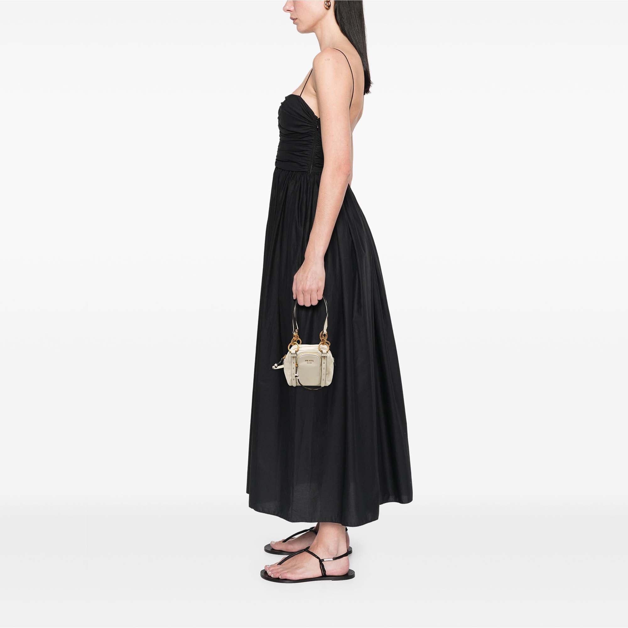 Mini Soft Calfskin Dangle Top Handle Bag - Image 6