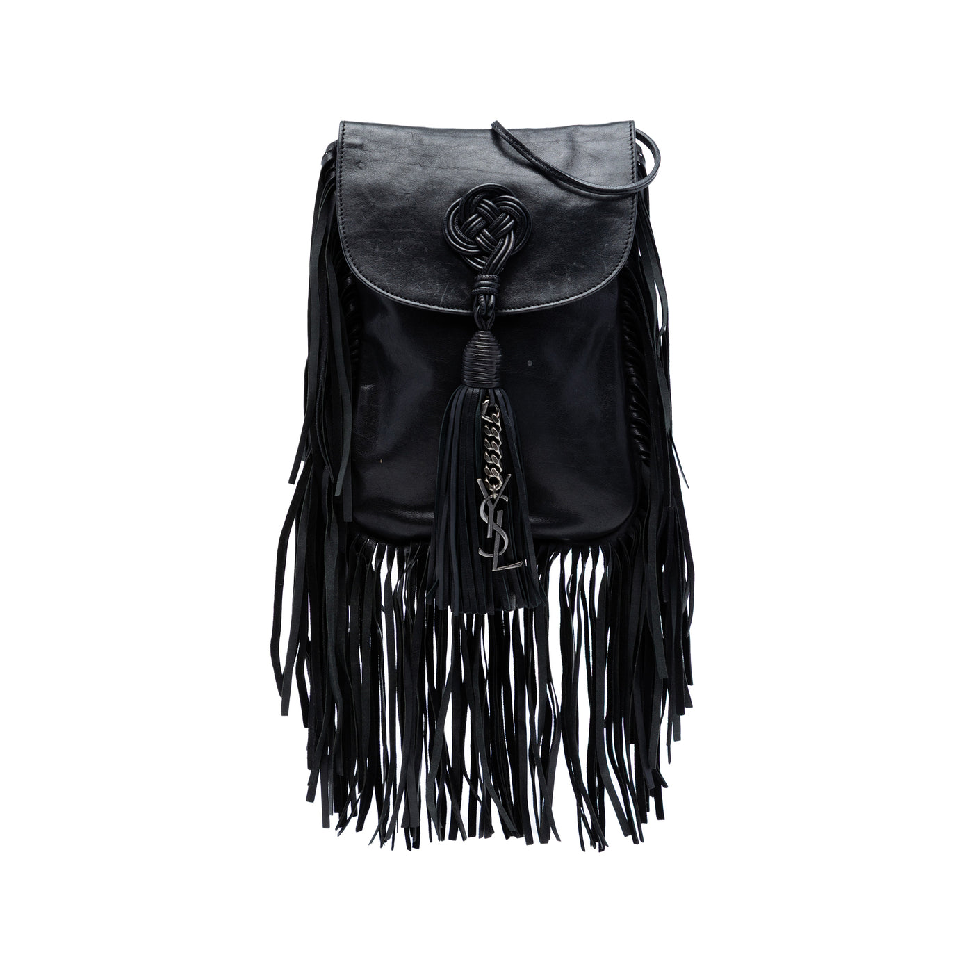 Leather Anita Fringed Crossbody - Image 1
